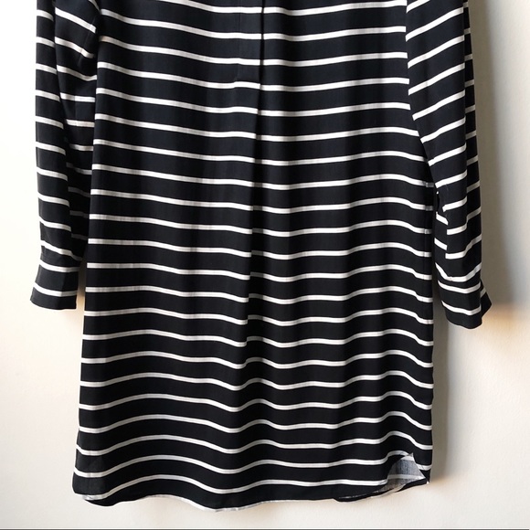 Madewell • Silk Striped Shirt Dress - Picture 6 of 7